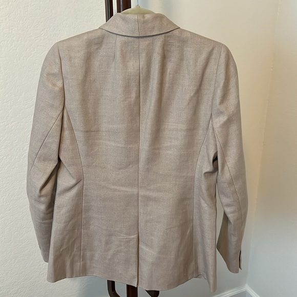 J.Crew Parke Linen Blazer Flax - Picture 3 of 7
